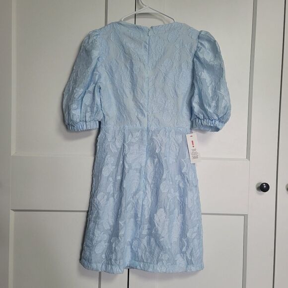 Bardot TALLULAH MINI COCKTAIL DRESS IN SOFT BLUE, size 2 - Picture 10 of 13